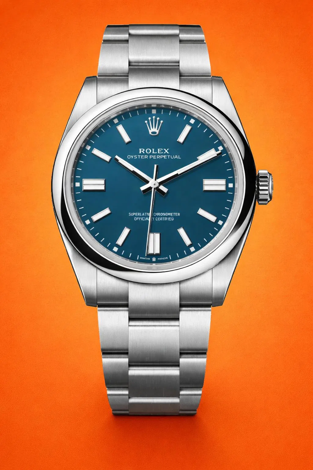 Rolex Rolex Oyster Perpetual 41mm Med Blue Dial 134300