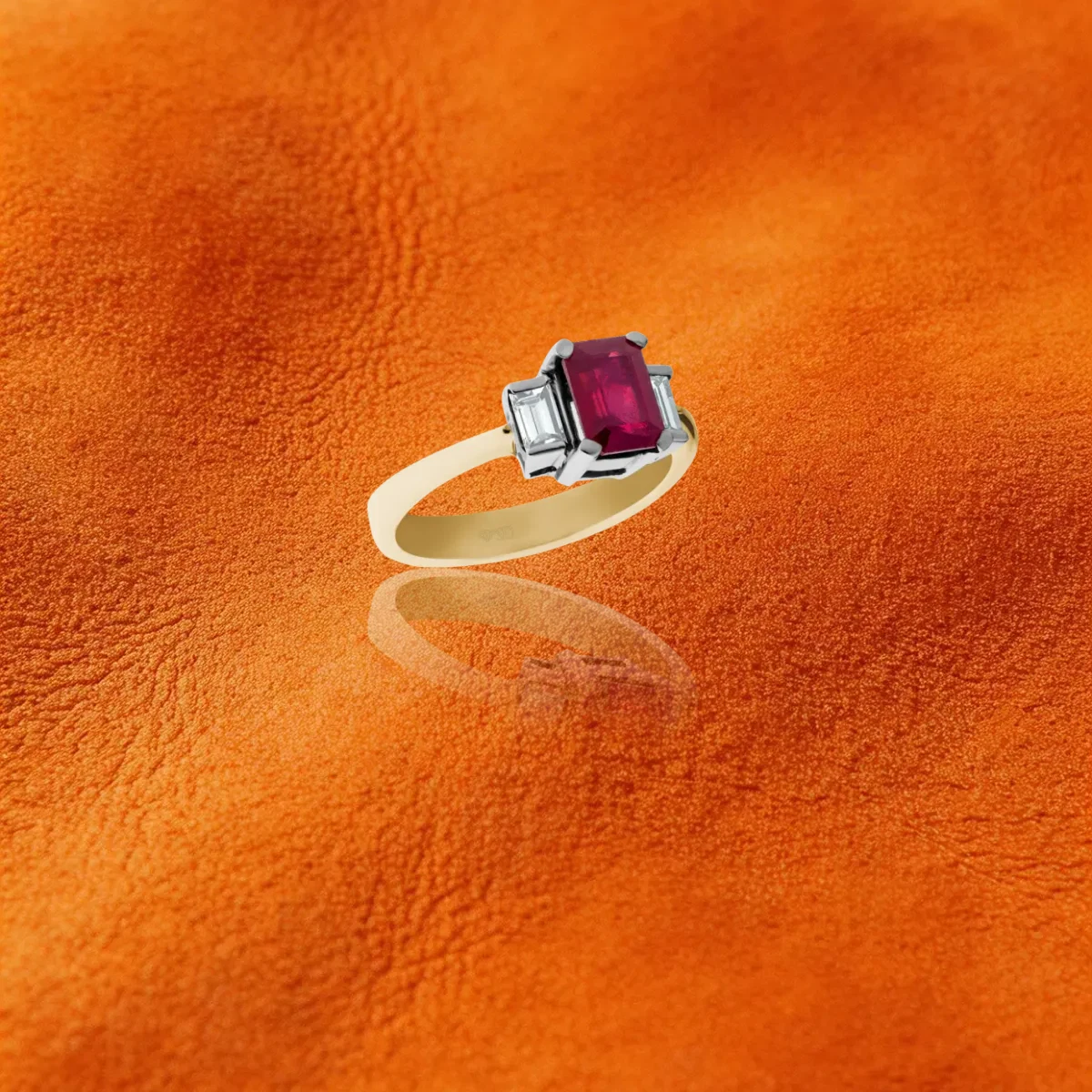 Ruby And Diamond Ring