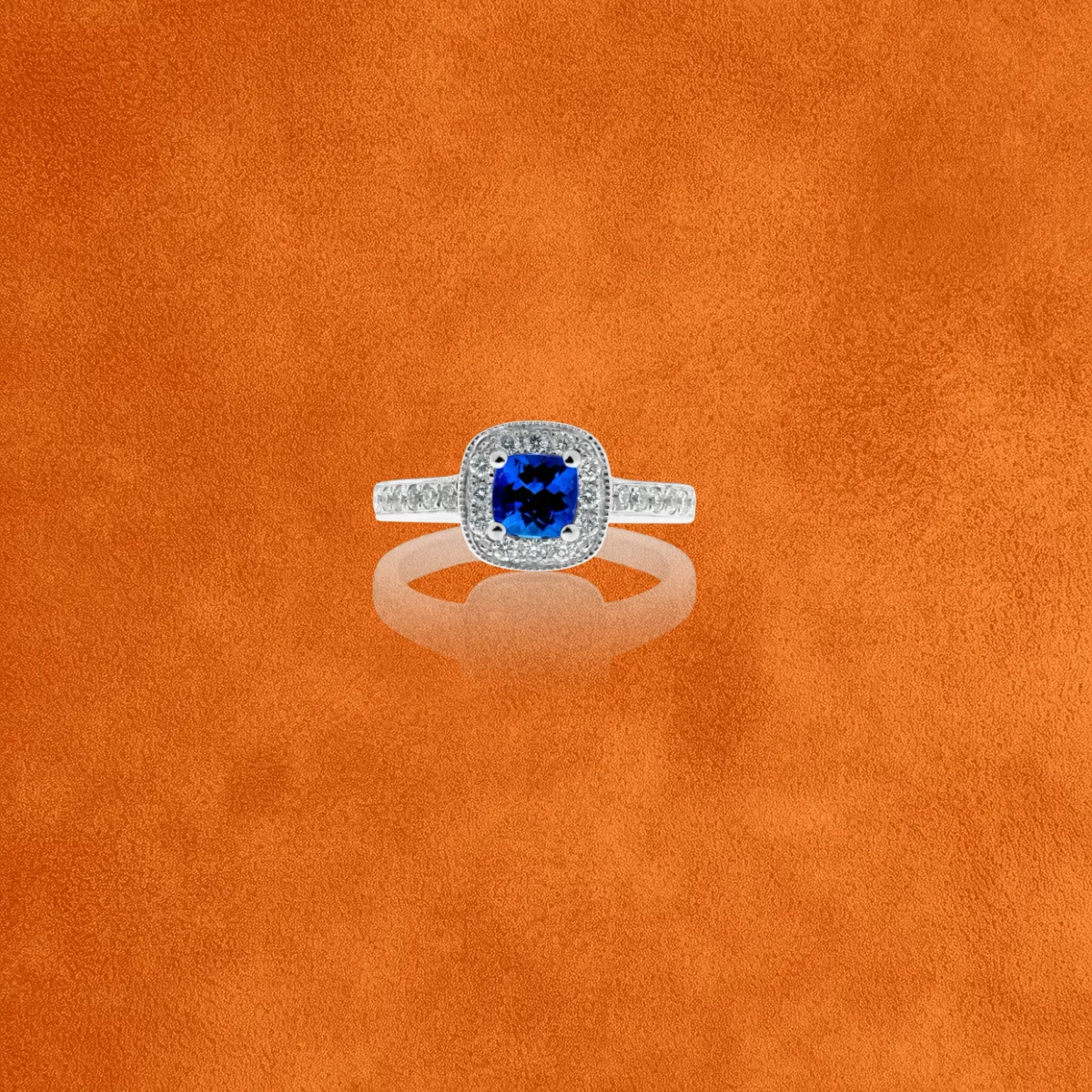 Tanzanite And Diamond Ring