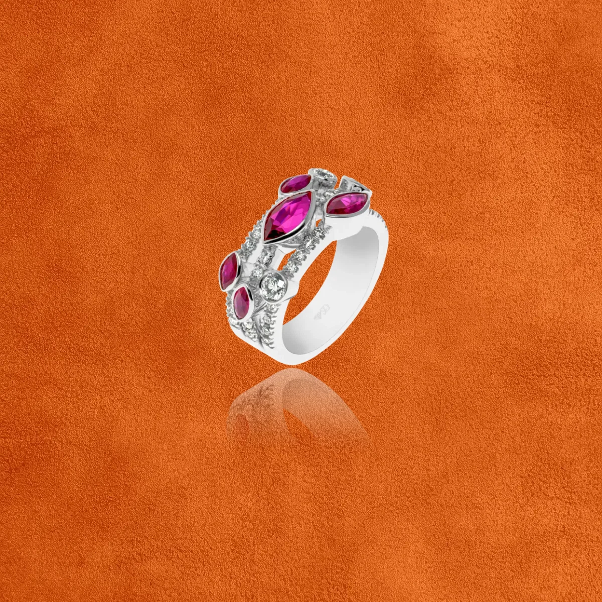 Ruby And Diamond Ring