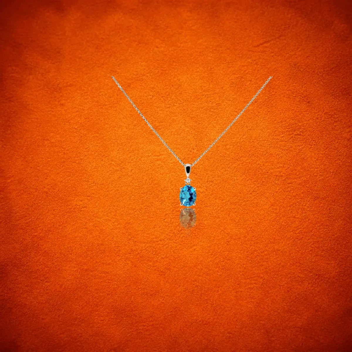 Blue Topaz Necklace