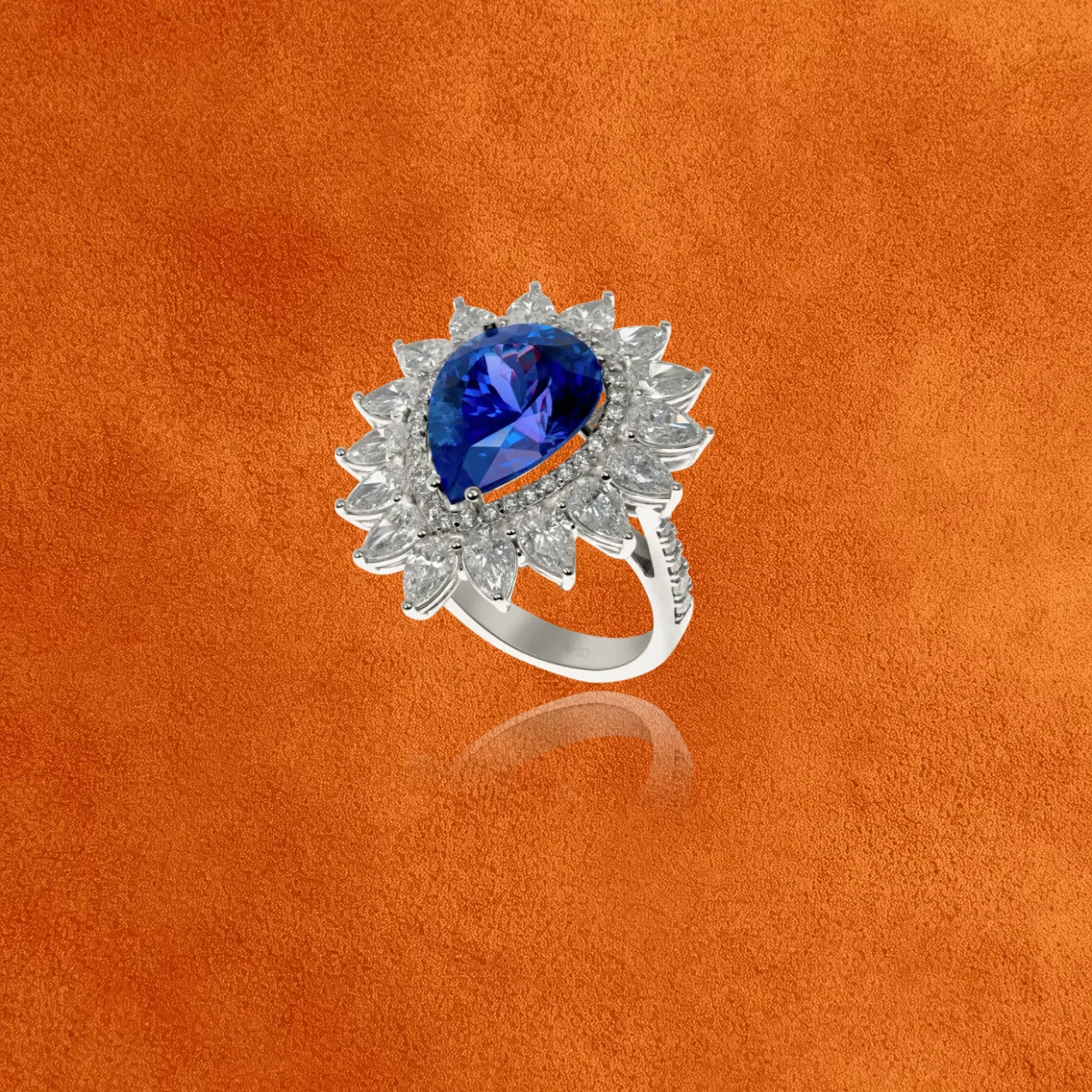 Tanzanite And Diamond Ring