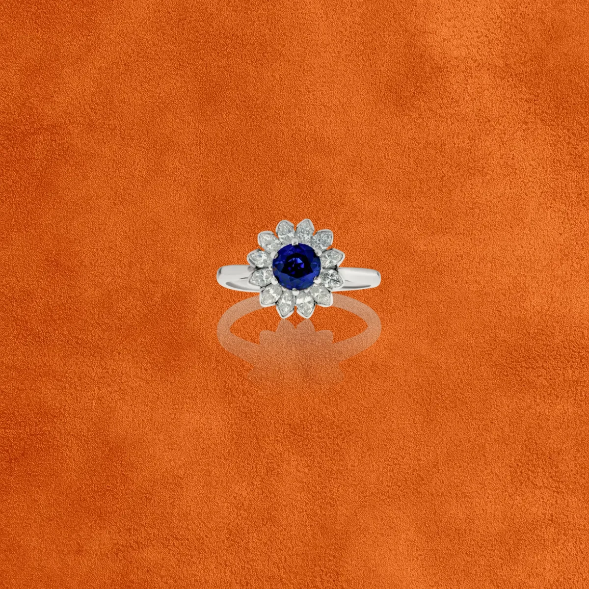 Sapphire And Diamond Ring