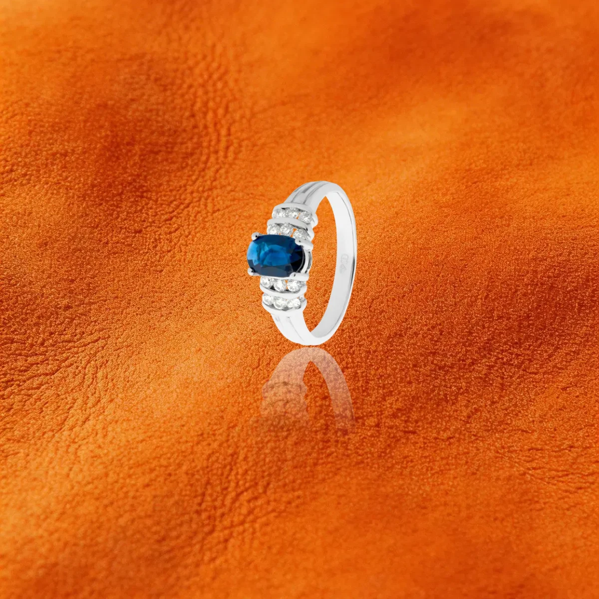 Sapphire And Diamond Ring