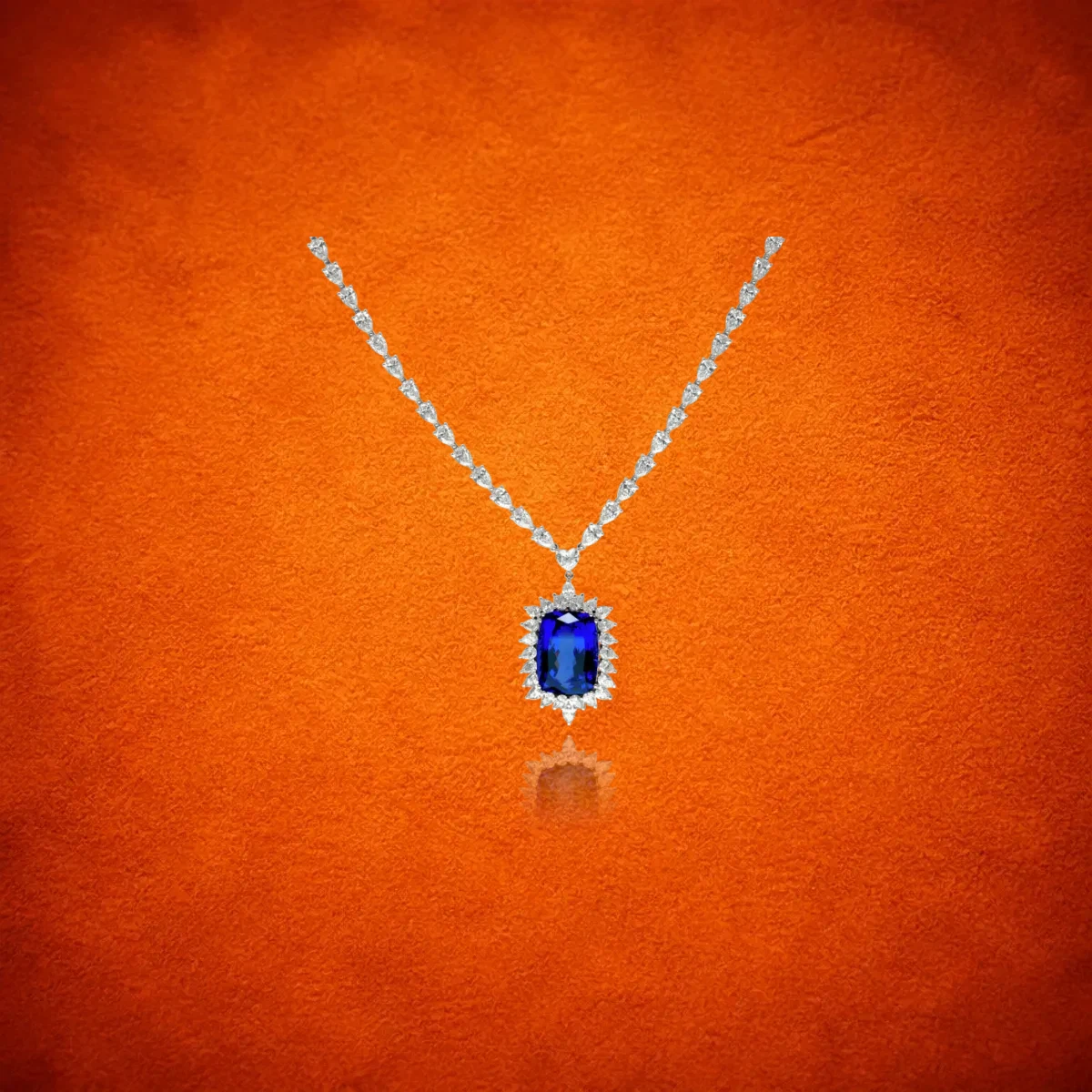 Tanzanite and Diamond Necklace