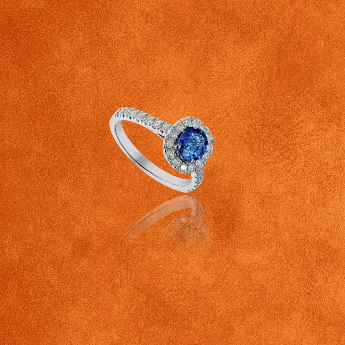 Sapphire And Diamond Ring