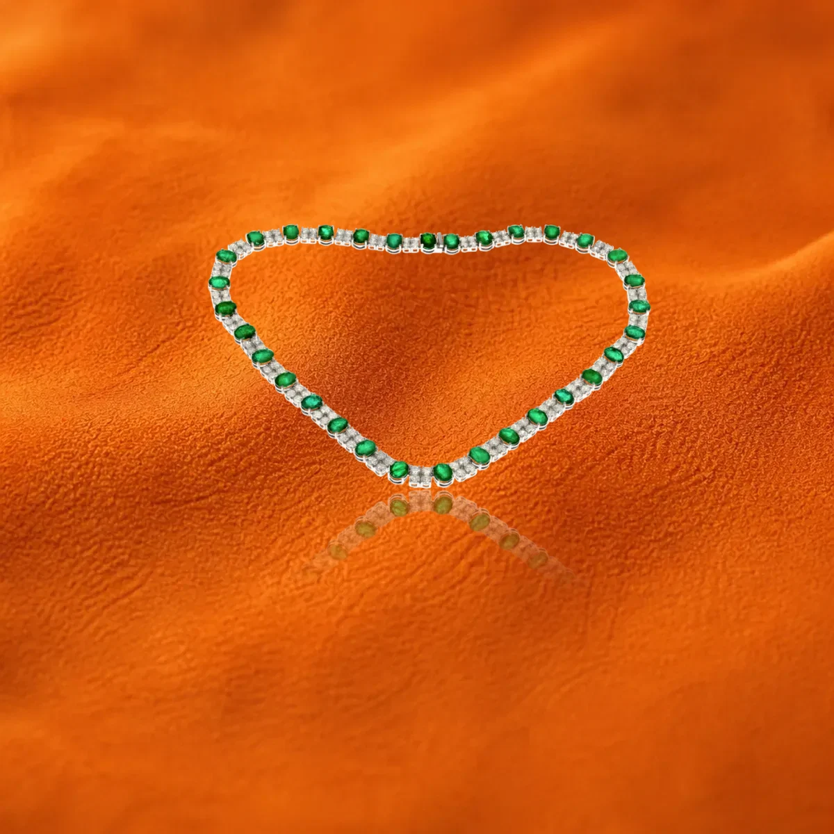 Emerald and Diamond Necklace