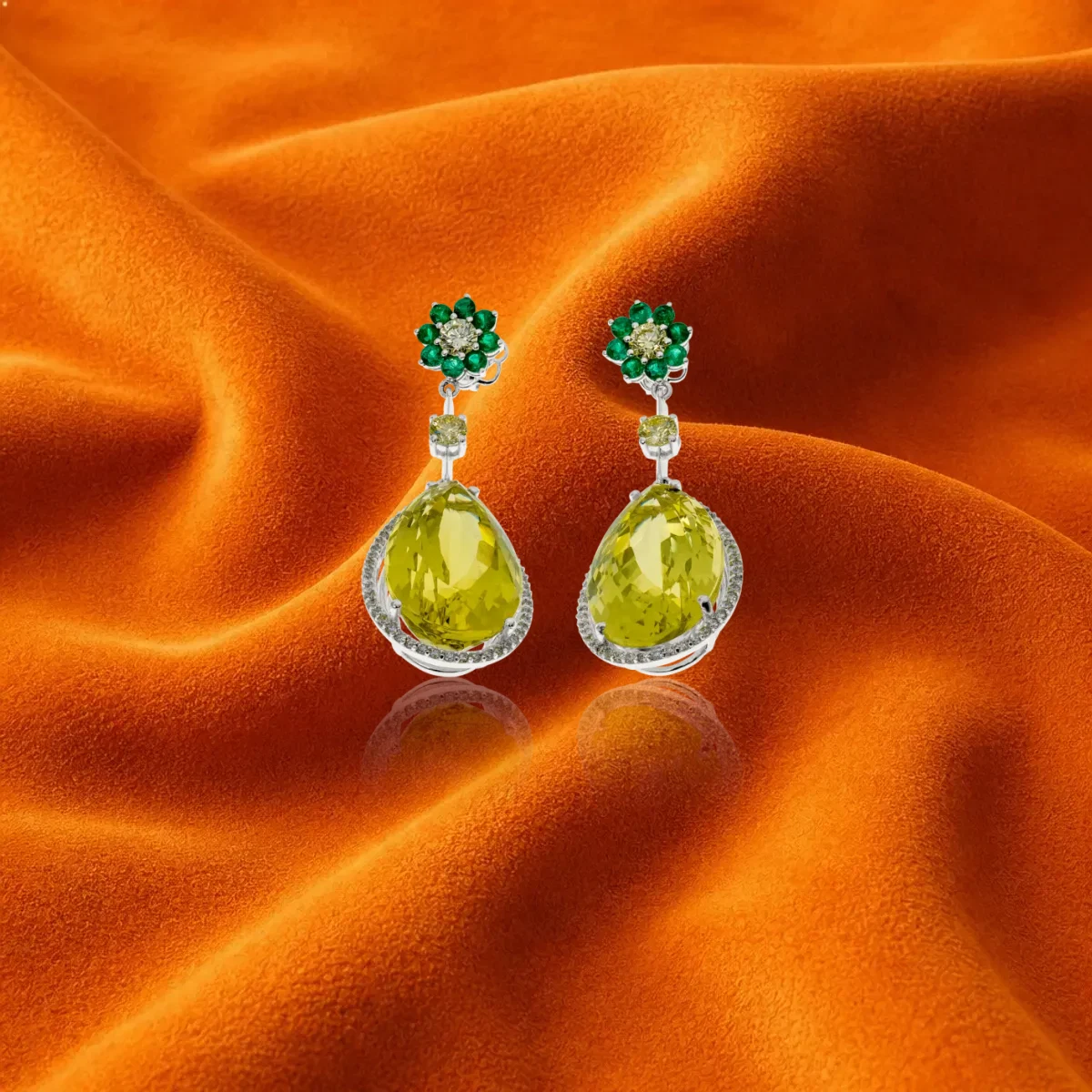 Lemon Quartz Earrings