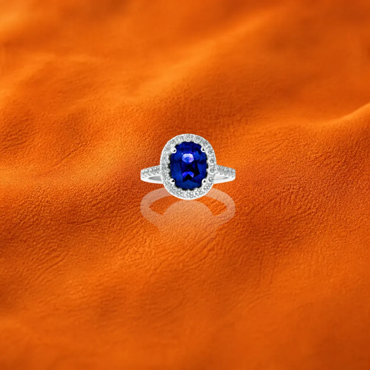 Sapphire And Diamond Ring