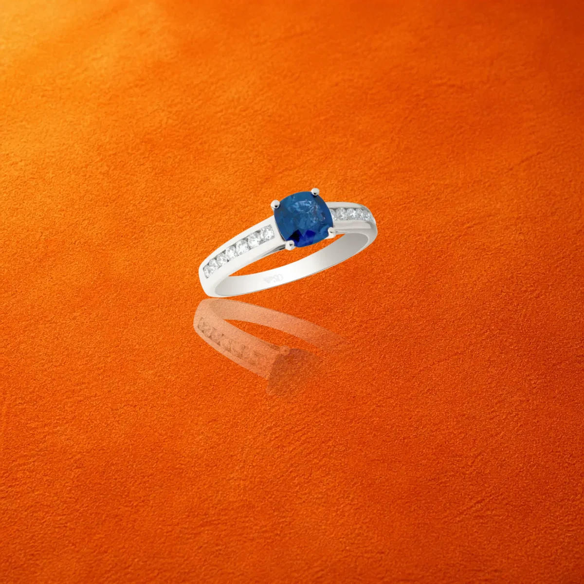 Sapphire And Diamond Ring