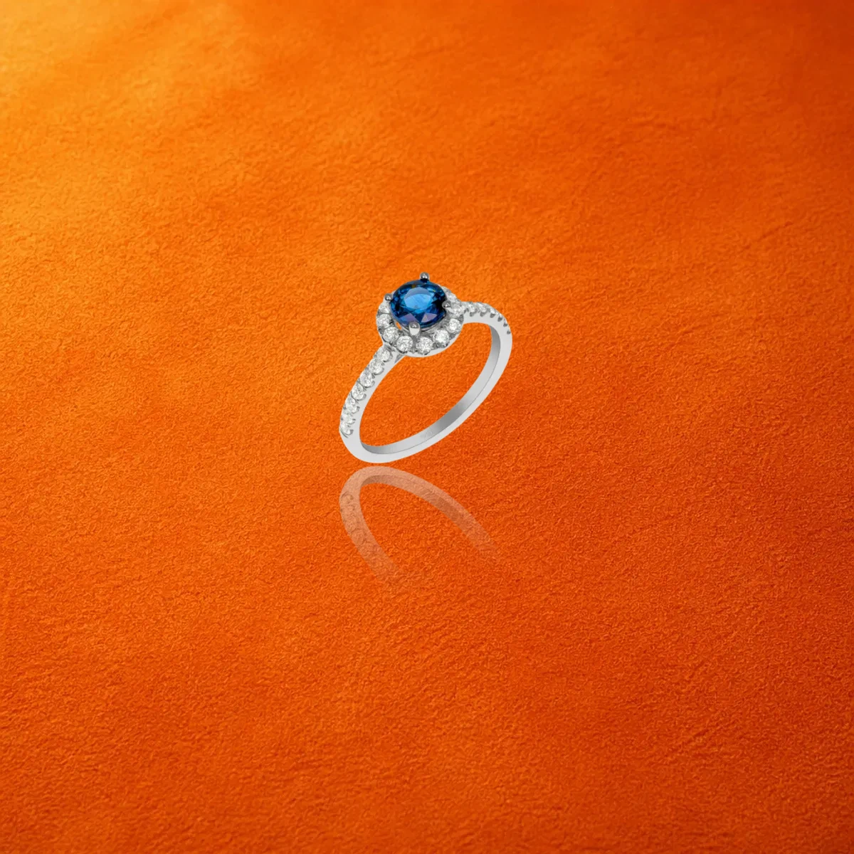 Sapphire And Diamond Ring