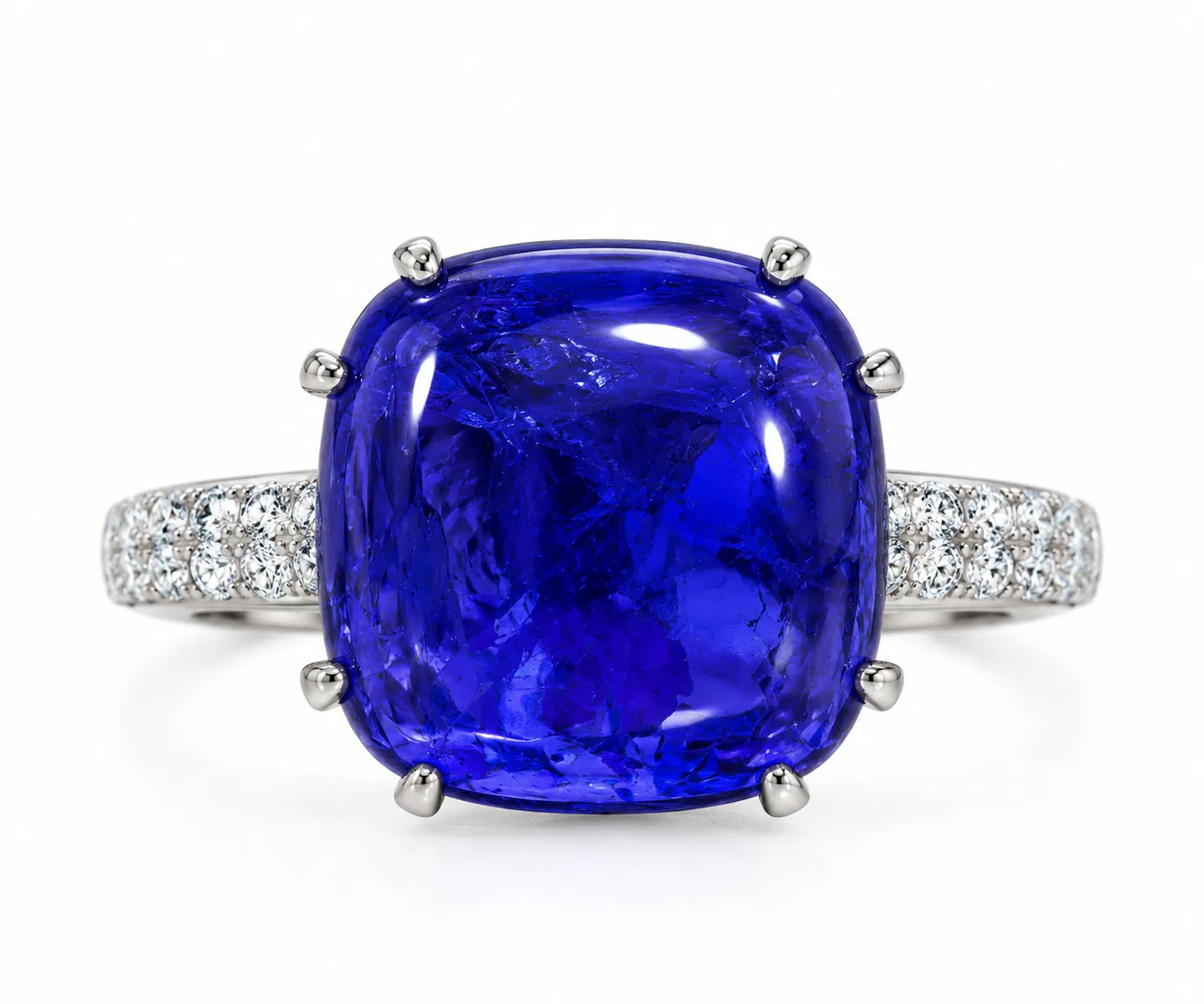 Tanzanite And Diamond Ring