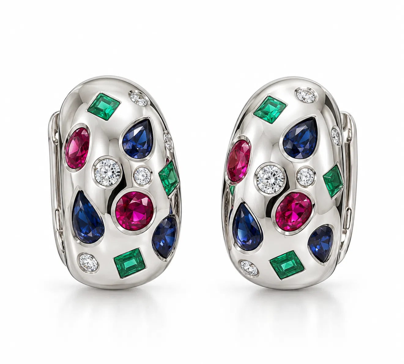 Multi-gemstone Earrings