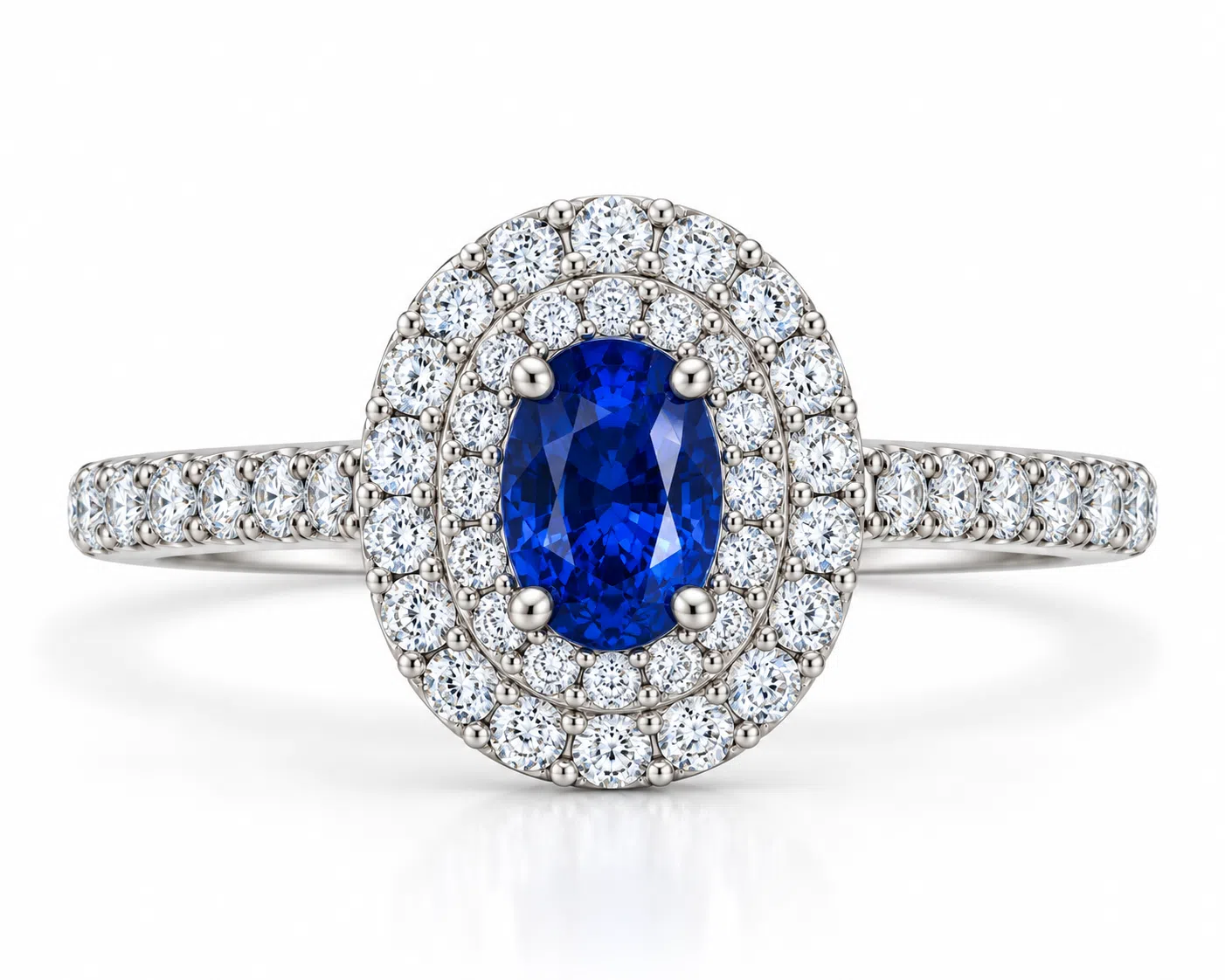 Sapphire And Diamond Ring