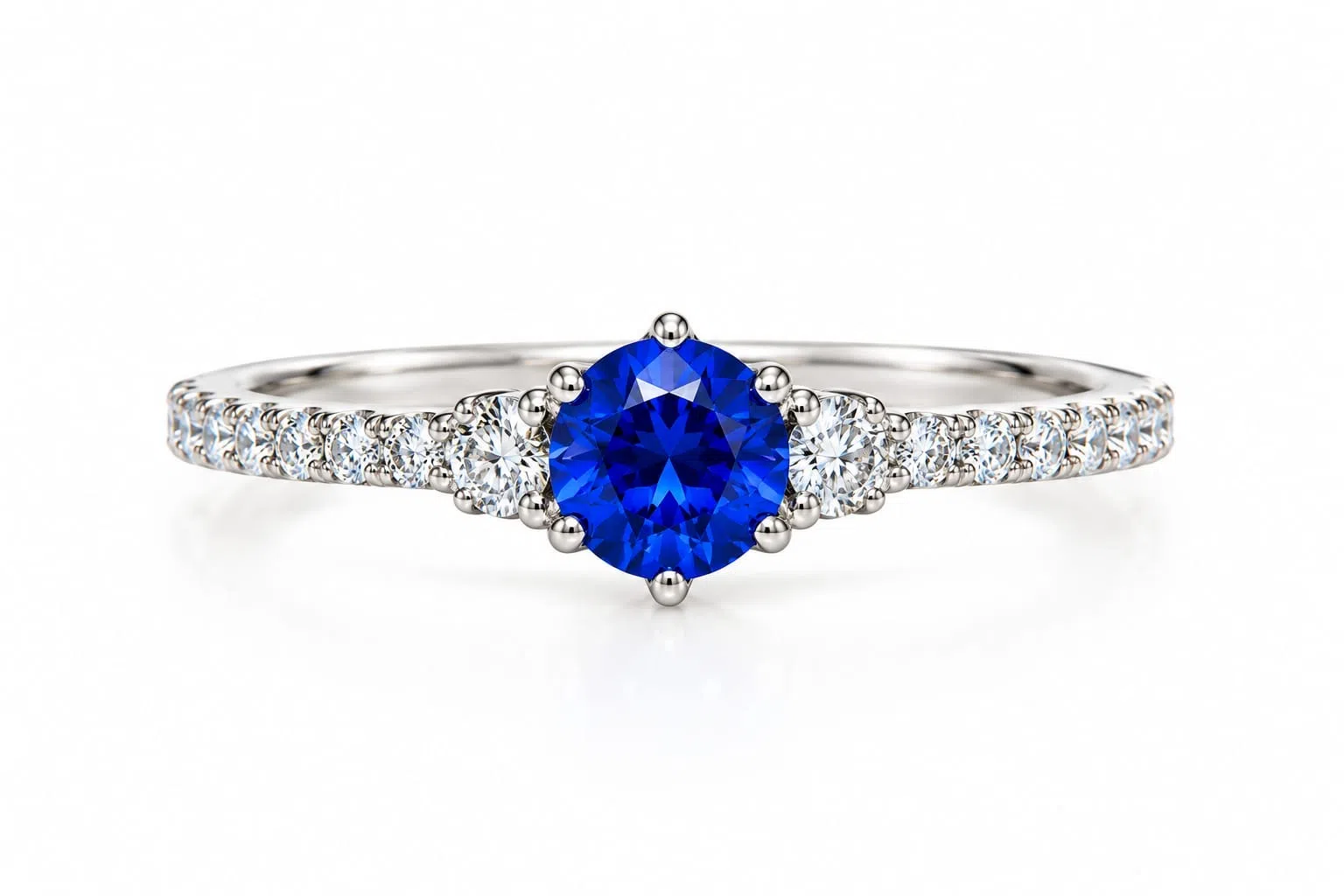 Sapphire And Diamond Ring