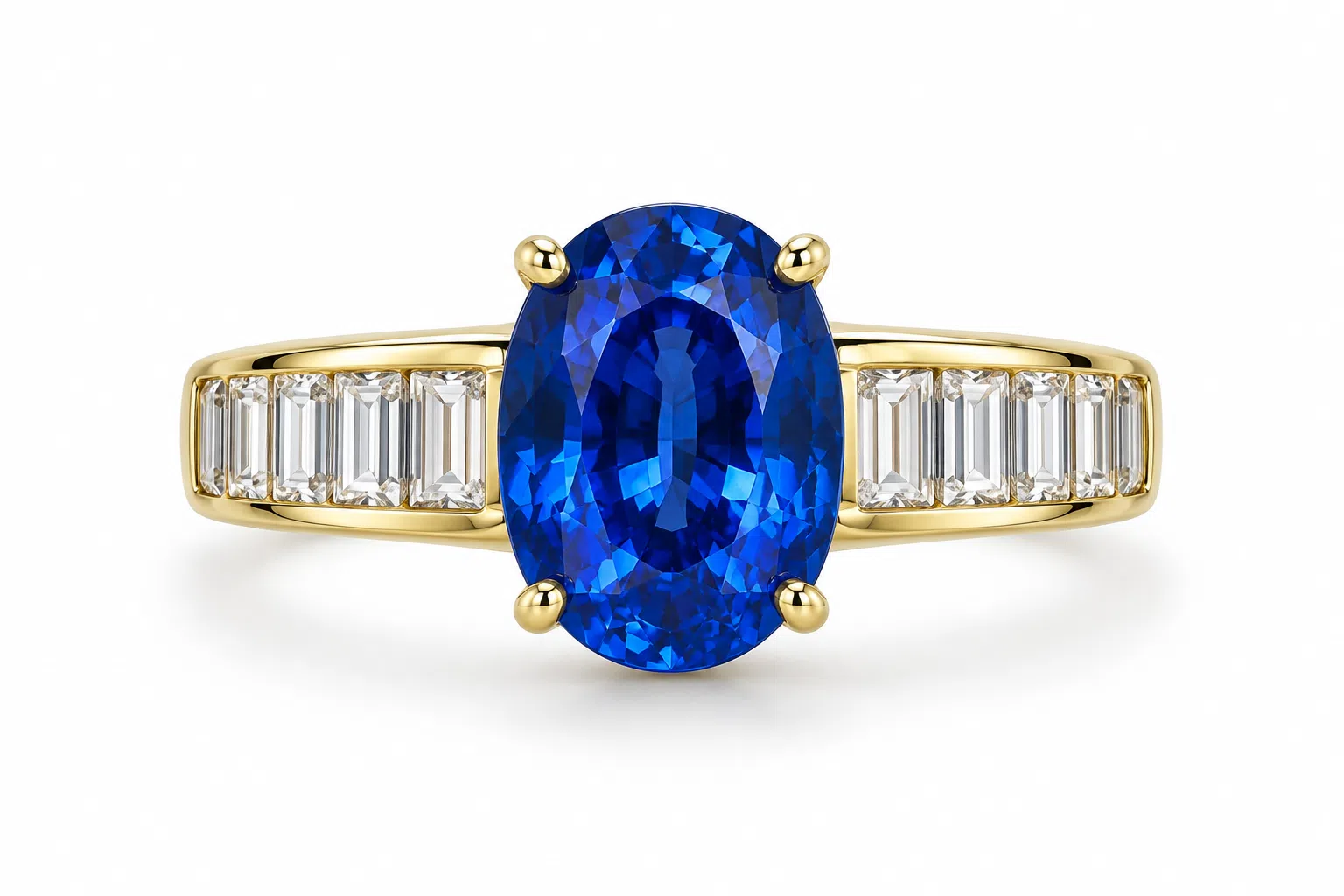 Tanzanite And Diamond Ring