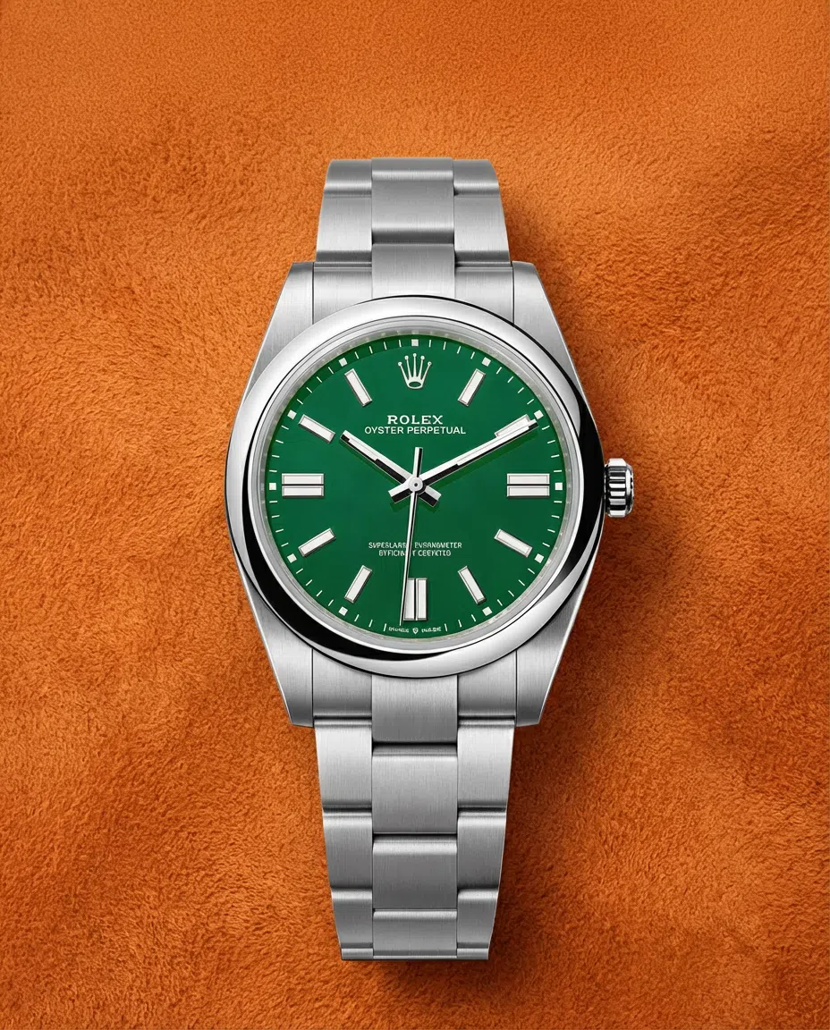 Rolex Rolex Oyster Perpetual 41mm Green Dial 134300