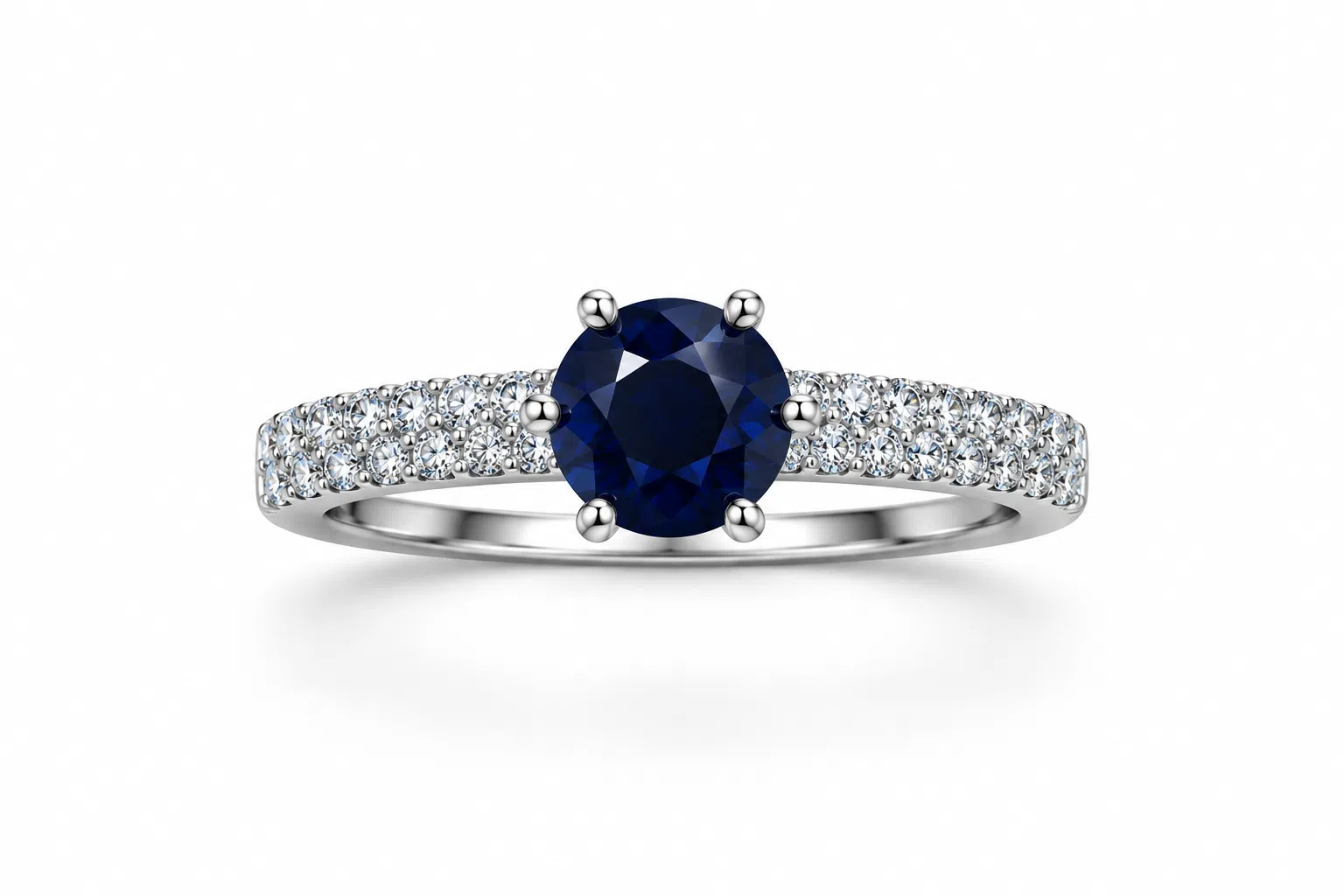 Sapphire And Diamond Ring