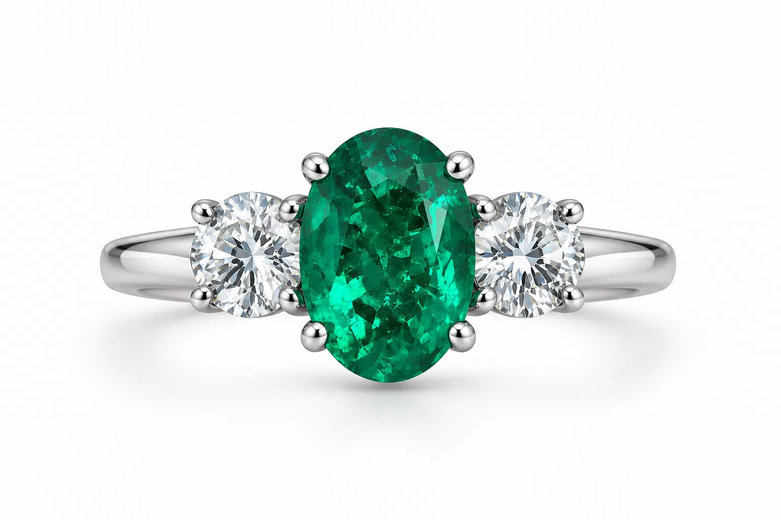 Tourmailine And Diamond Ring
