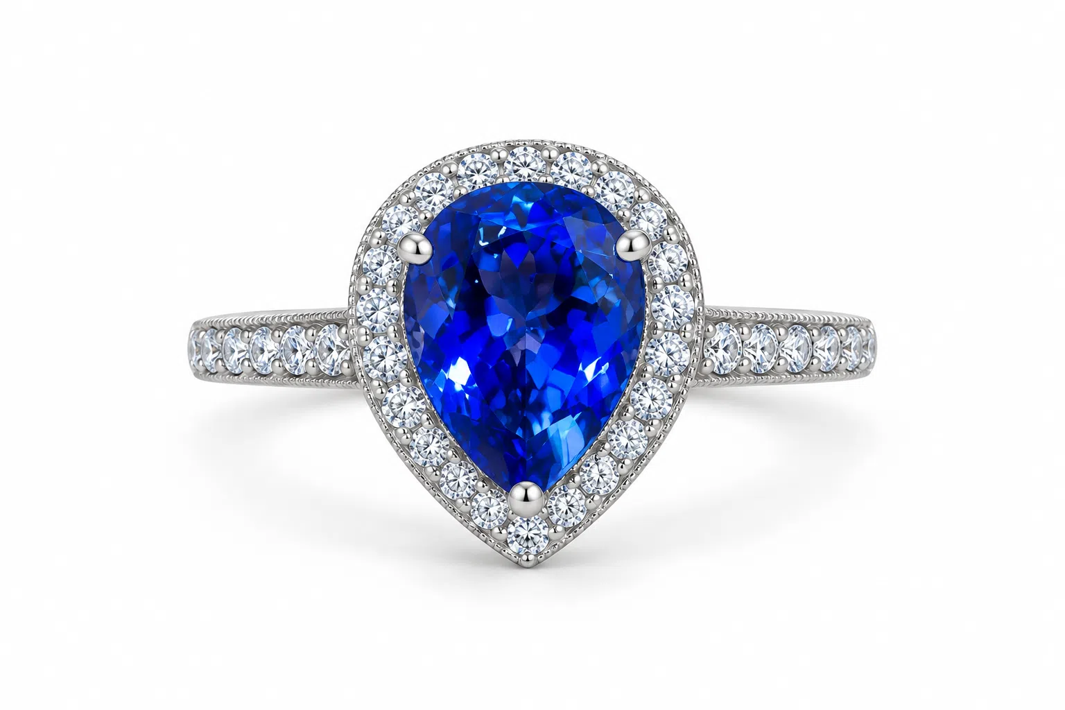 Tanzanite And Diamond Ring