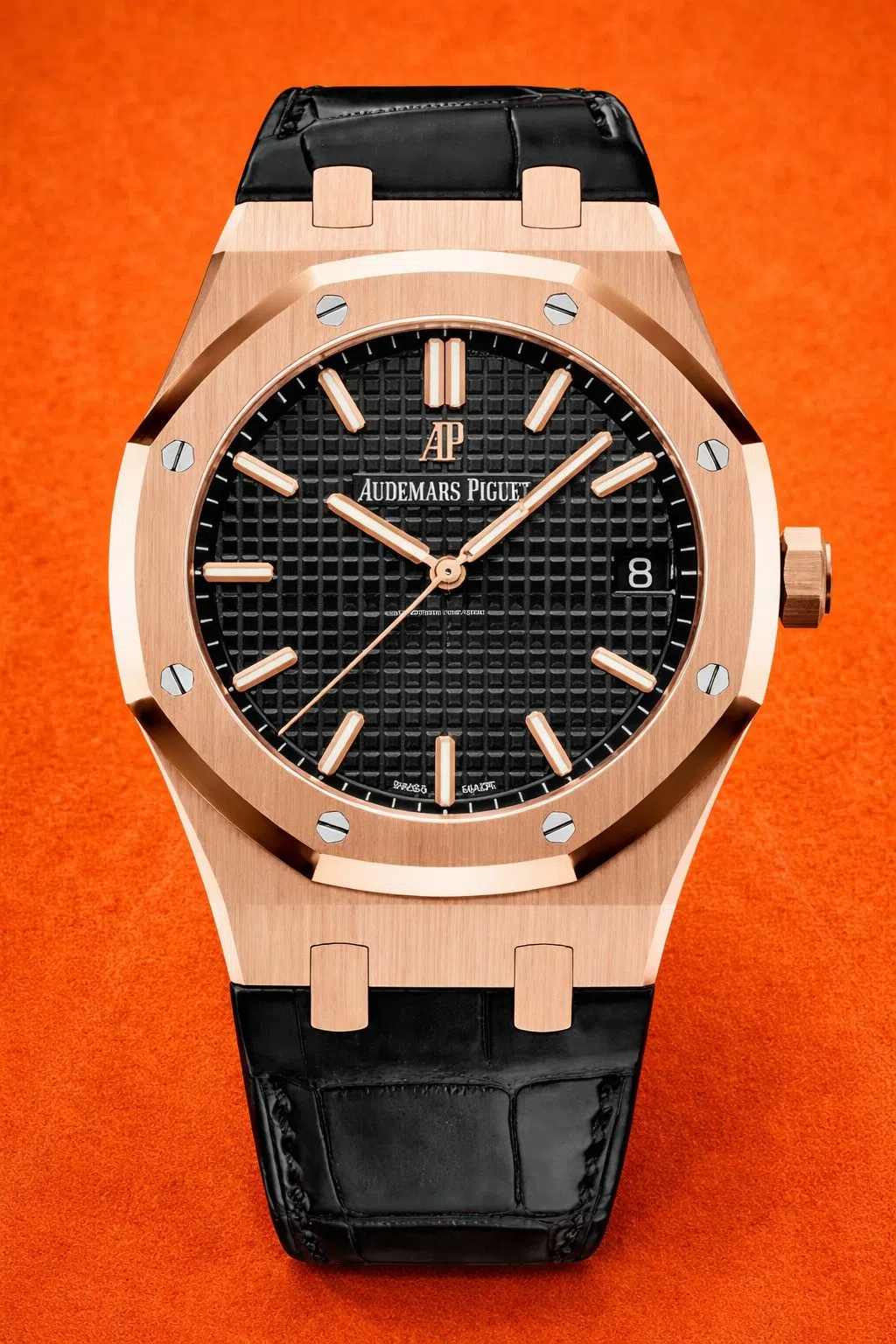 Audemars Piguet Audemars Piguet Royal Oak 41mm 18ct Rose Gold Black Dial  15400 view 2