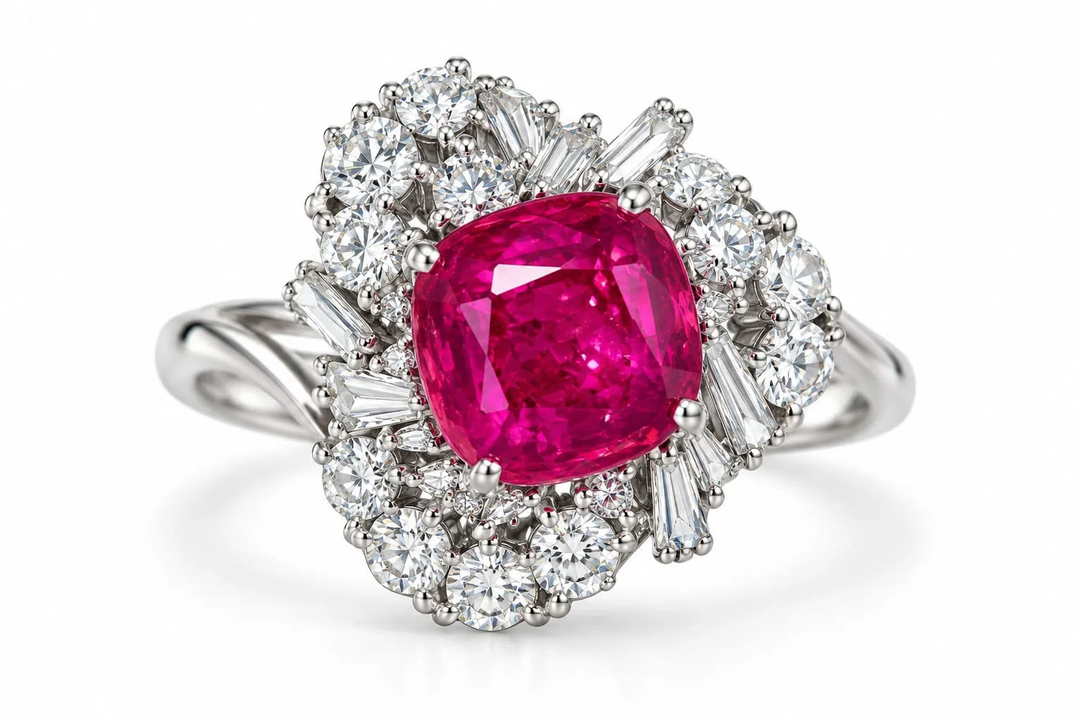 Ruby And Diamond Ring