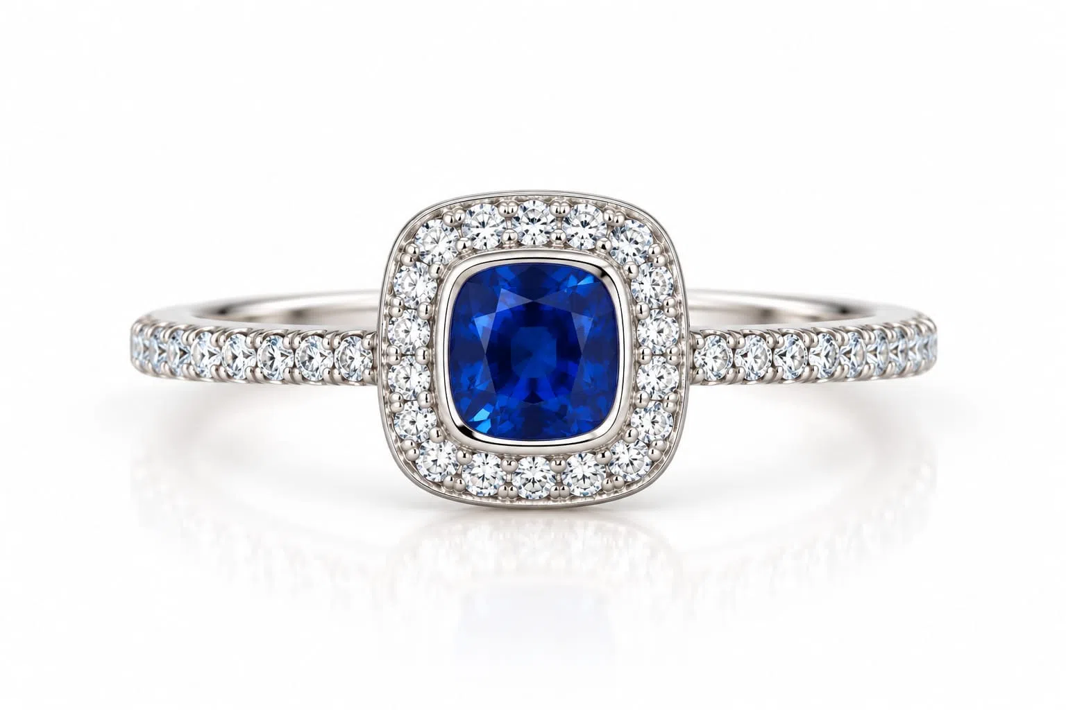 Sapphire And Diamond Ring