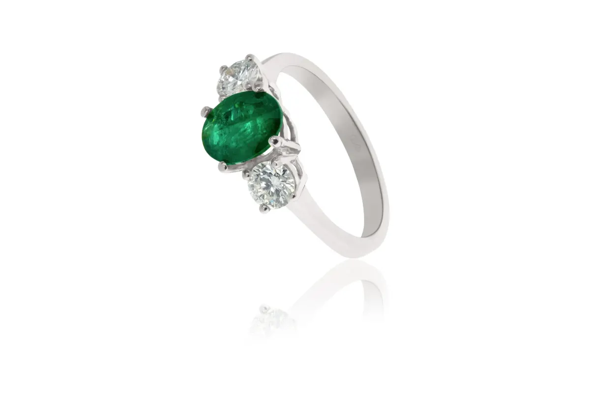 Tourmaline And Diamond Ring